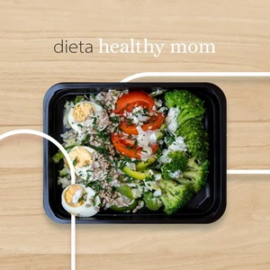 Kobiece Smaki - dieta healthy mom sałatka z jajkiem pomidorem brokułem i pestkami słonecznika