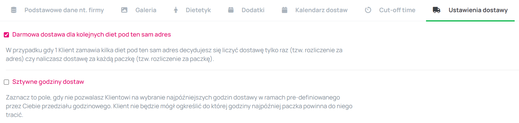 Jak ustawić strefy dostaw?